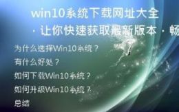 Win10系统下载网址大全，让你快速获取最新版本，畅享系统升级！