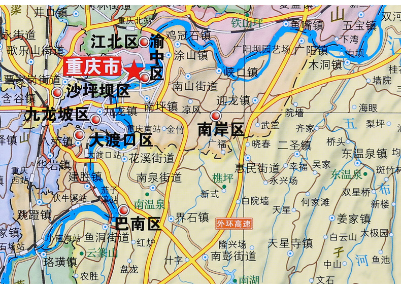 重庆地图打印_重庆地图空白_重庆mapinfo格式地图