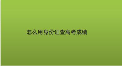 四级身份证查成绩_身份证查成绩单_身份证查考试成绩