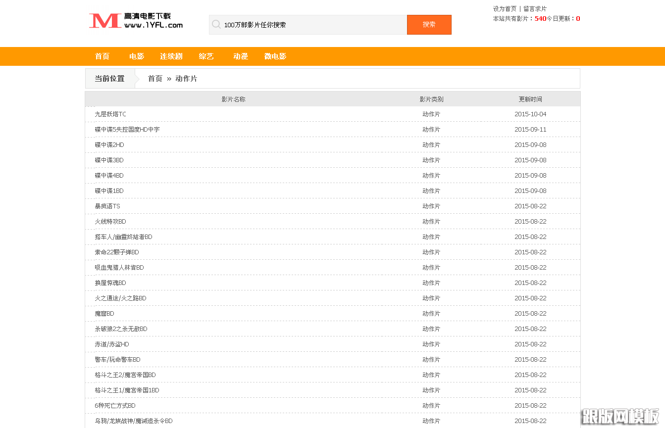 帝国cms视频网站模板_帝国cms免费模板_帝国cms视频上传