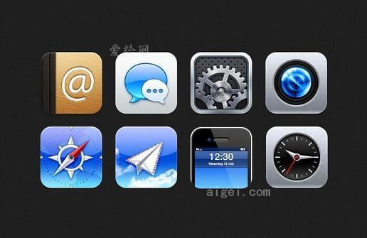 苹果默认图标大小是多少_苹果默认图标位置_ios10图标默认位置