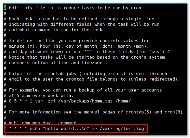 crontab立即生效_crontab生效刷新_linux重启后让crontab仍然生效