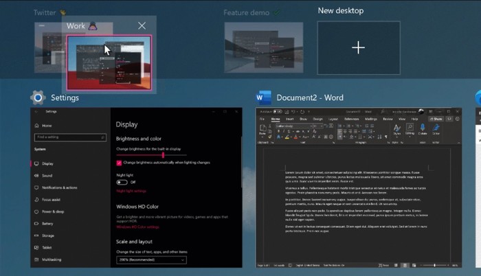 windows10 虚拟桌面-Windows10 用户必备：虚拟桌面让你的工作和生活更有序