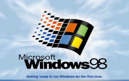 windows98系统桌面,经典回忆中的办公桌