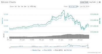 加密数字货币价格趋势图,趋势图揭示市场动态